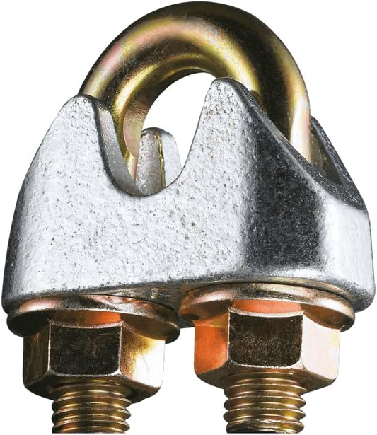 Design61 10x Drahtseilklemme 5mm Seilklemme Bügelklemmen Bügelseilklemme Klemme Drahtseil DIN EN 13411-5 für Befestigung von Seilen Sonnensegeln Stahlkabel Stahldraht Stahlseil