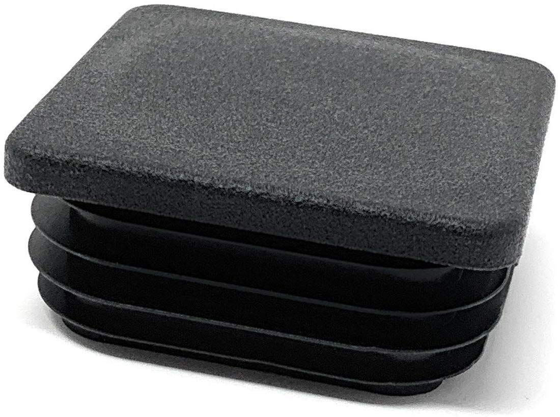 Design61 4x Vierkant Rohrstopfen Lamellenstopfen 80x80 mm mit Lamellen für Innenmaß 71-76mm