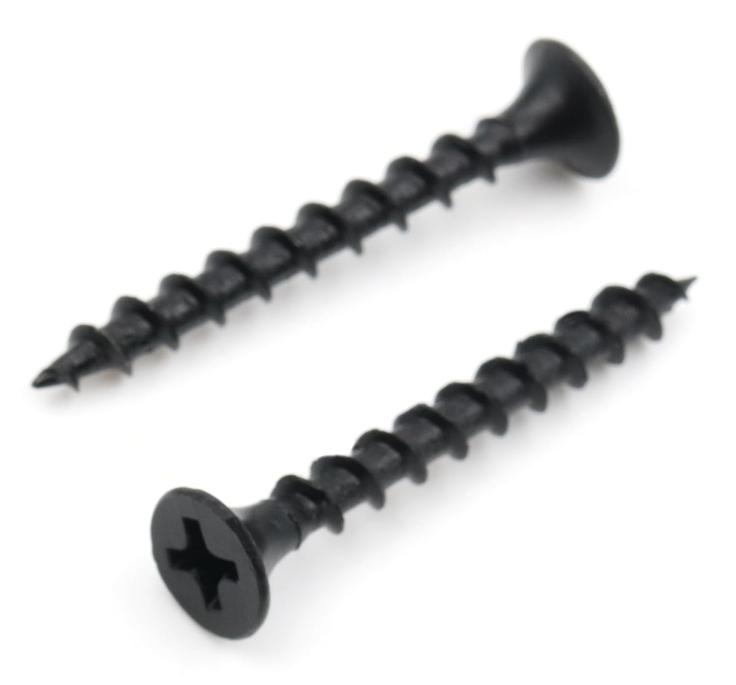 Design61 Schnellbauschrauben Grobgewinde Trockenbauschrauben Gipskartonschraube Rigipsschrauben Trockenwandschrauben Stahl Gehärtet Phosphatiert Schwarz (3,9 x 35 mm, 500, stück)