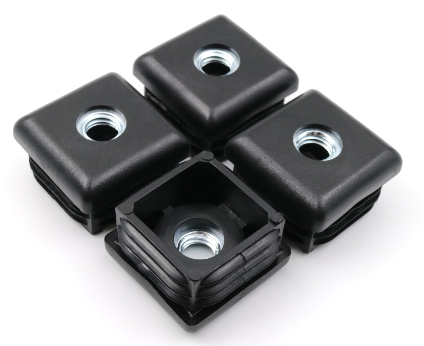 Design61 4X bouchons filetés pour tube carré 35x35 mm 1-2 mm avec filetage intérieur M10