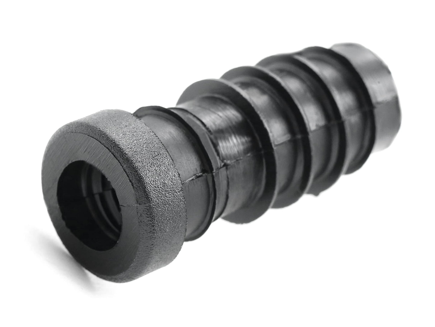 Design61 8x threaded plugs adjusting plugs for round tube with plastic thread M8 Ø 18 mm 1 mm wall thickness