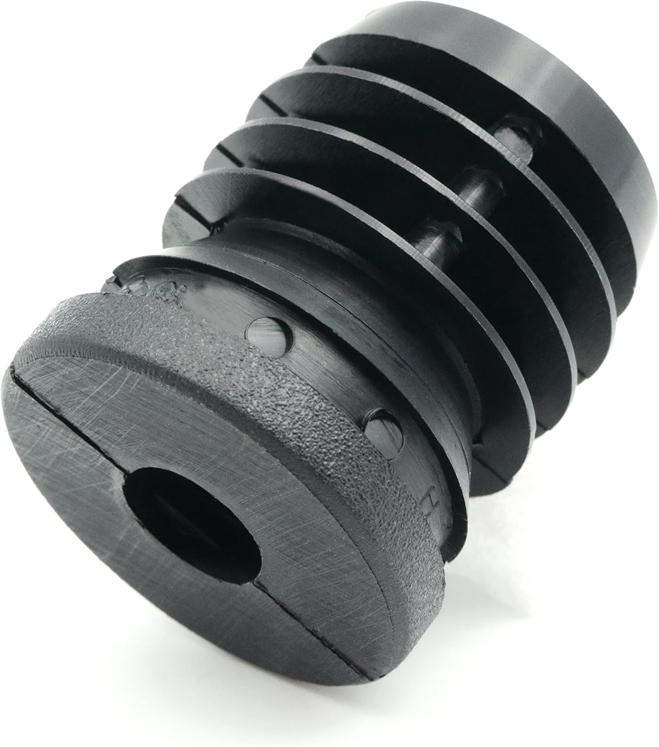 Design61 8X Justierstopfen für Rundrohr OHNE Gewinde Ø32mm 1,5 mm passend für M8 Metallmutter