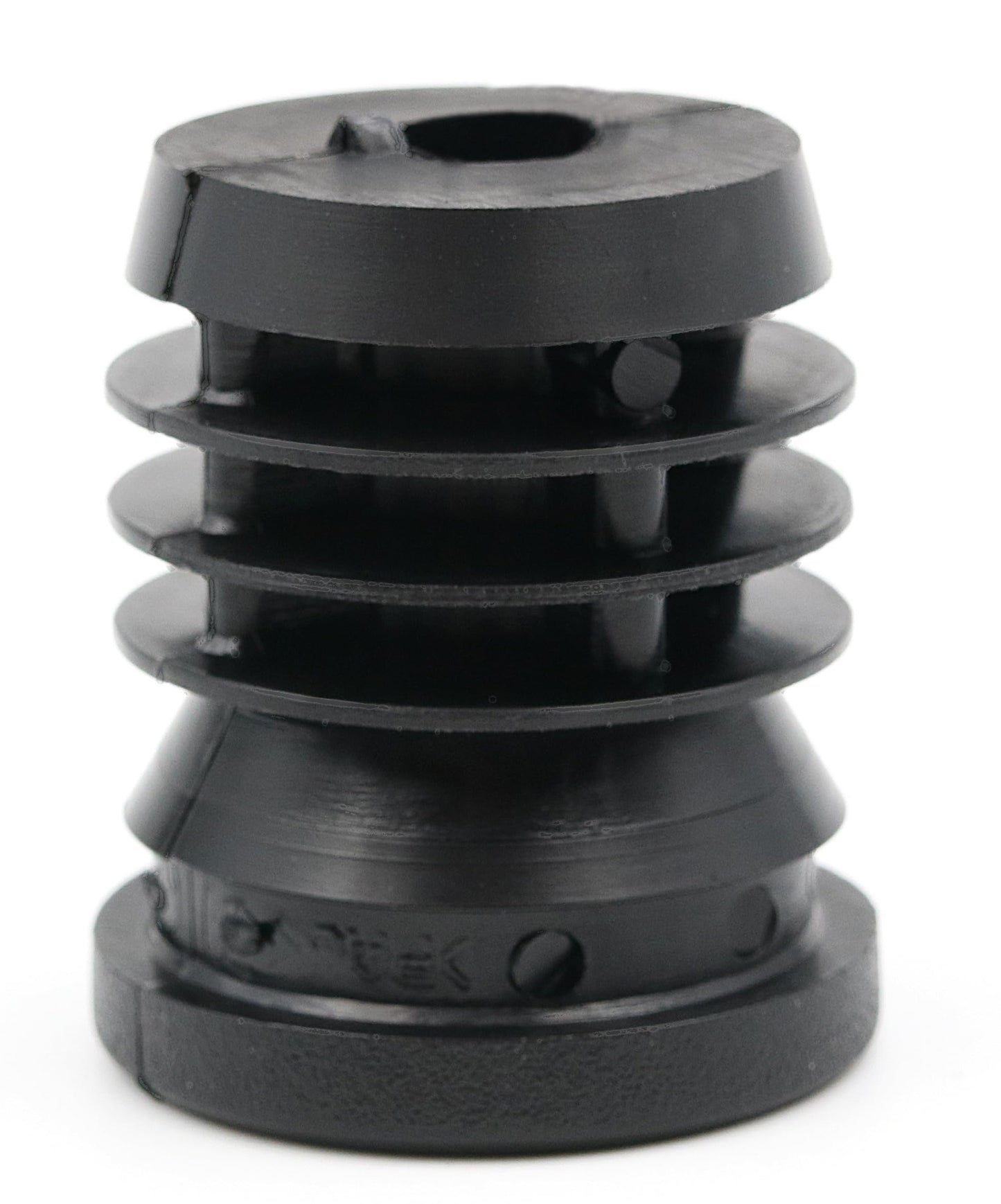 Design61 4x Gewindestopfen Justierstopfen für Rundrohre Ø32 x M8 x 1,5-2 mm Sechskantmuttern einlegbar