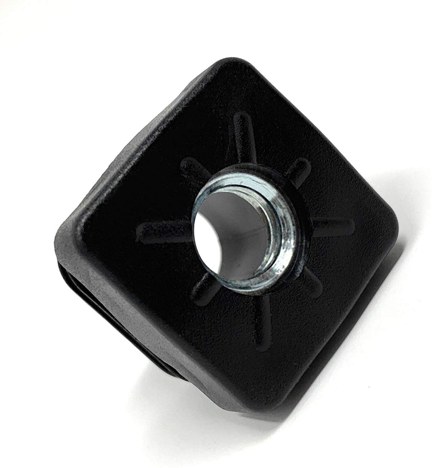 Design61 10x bouchons filetés bouchons de tube carré 30x30 mm 2,0 mm avec filetage intérieur M10