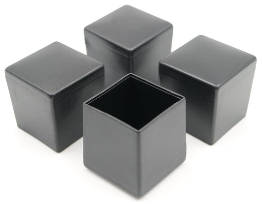 Design61 4X caps for square tubes 20 x 20 mm protective caps gliders floor protection for square tubes