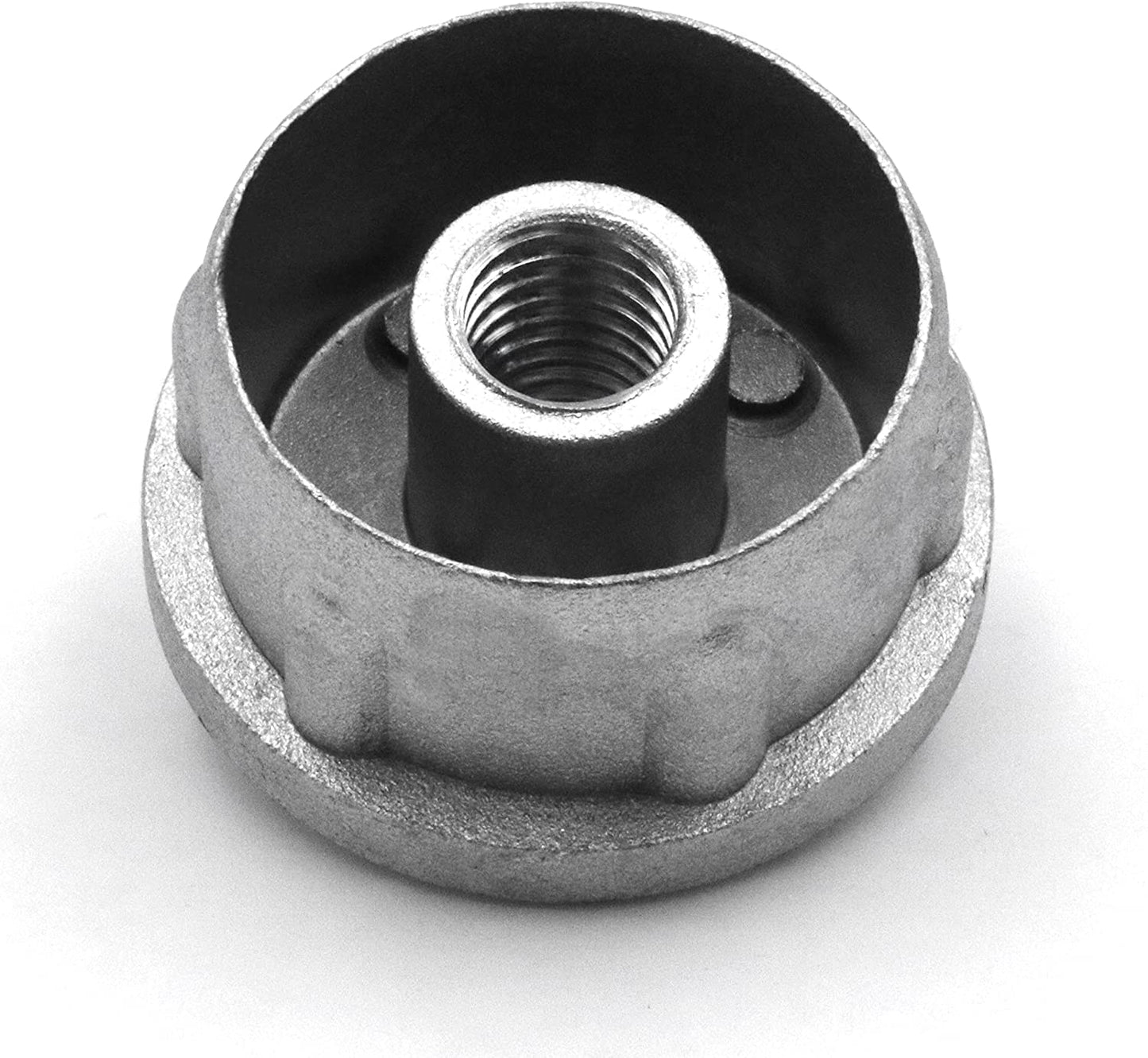 Design61 4X Gewindestopfen Justierstopfen für Rundrohre aus Zink-Druckguss Ø 32 mm x 1,5 mm mit M10x18 Innengewinde