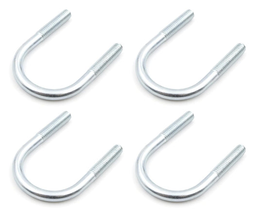 Design61 Bügelschraube Rundstahlbügel Innen Durchmesser Gewindebügel U-Bolzen Rundrohrschelle für Rohrbefestigung Metallbau KFZ Industrie Boot Werkstatt Bau (M6 x 20 mm, 4, stück)