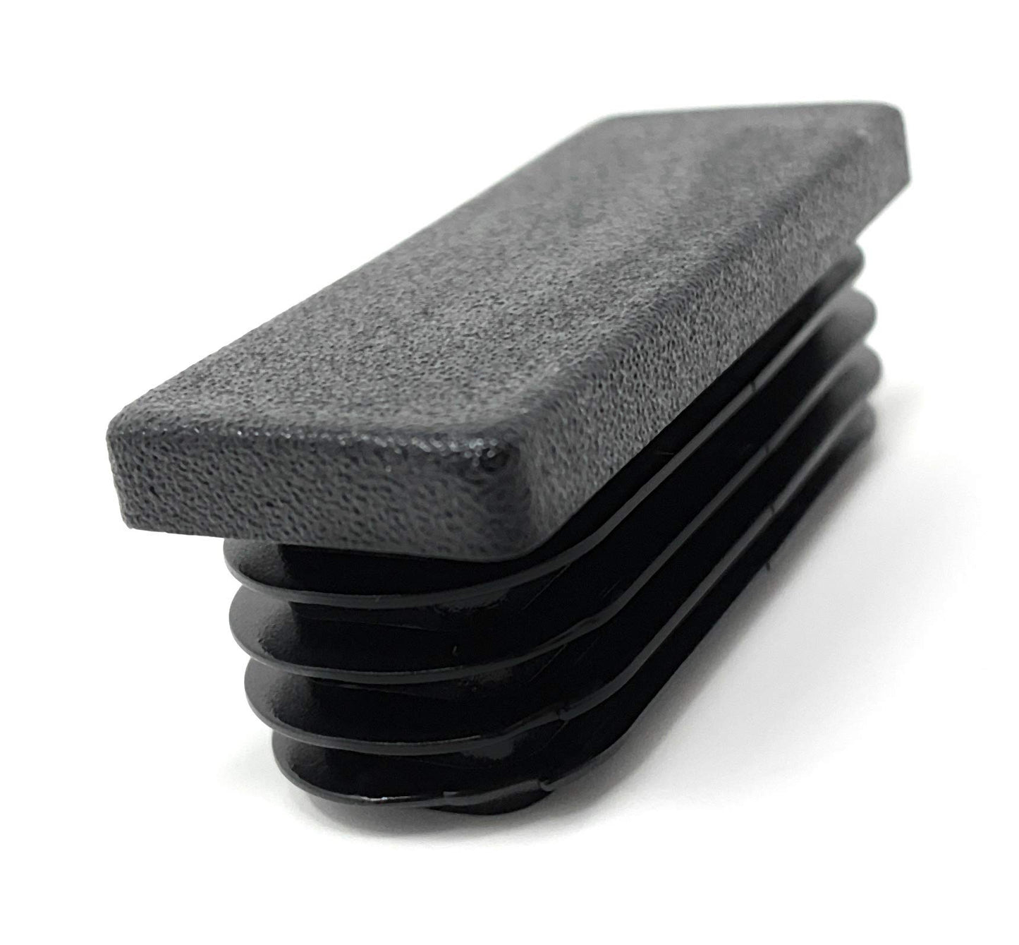 Design61 10x Vierkant Rohrstopfen 50x20mm mit Lamellen