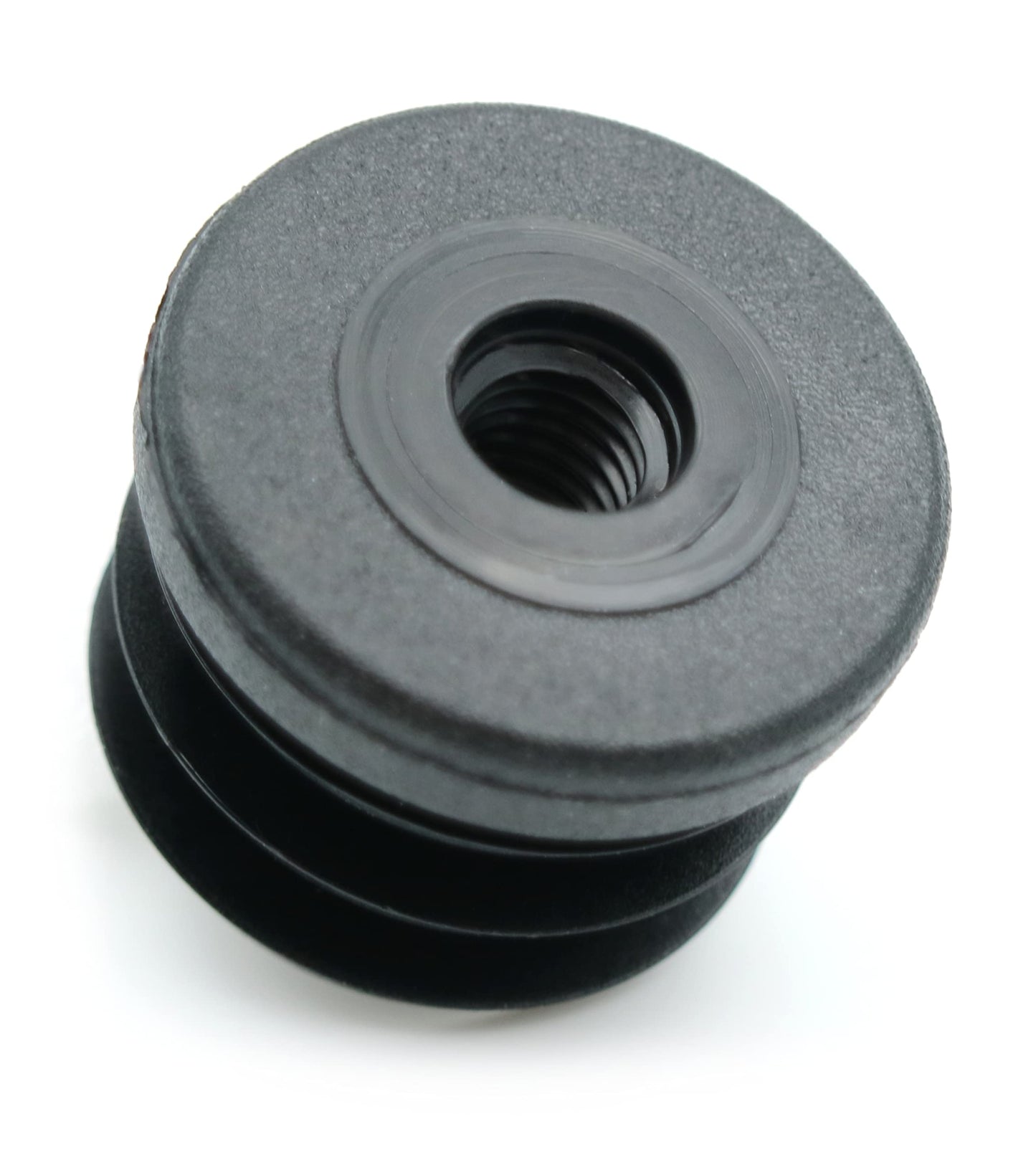 Design61 8x Gewindestopfen Justierstopfen für Rundrohr mit gespritztem Kunststoffgewinde Ø28 mm 1,5-2 mm mit M8 Innengewinde