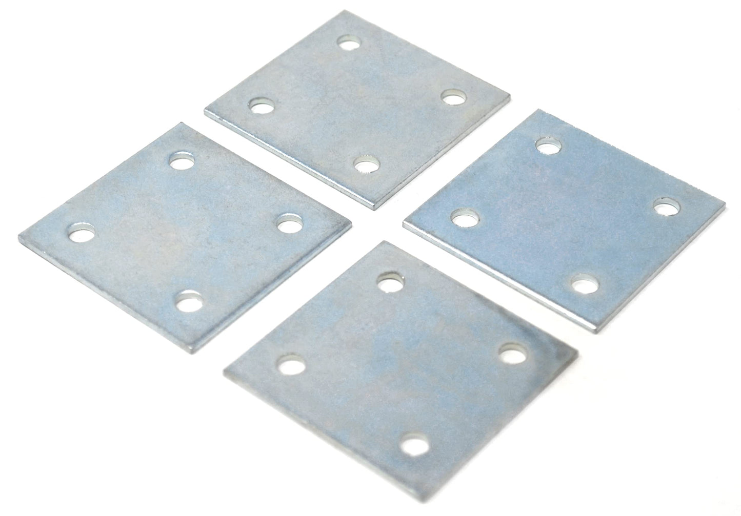 Design61 4er Lochplatte Flachverbinder Fixierplatte Anschraubplatte Montageplatte 40 x 40 mm