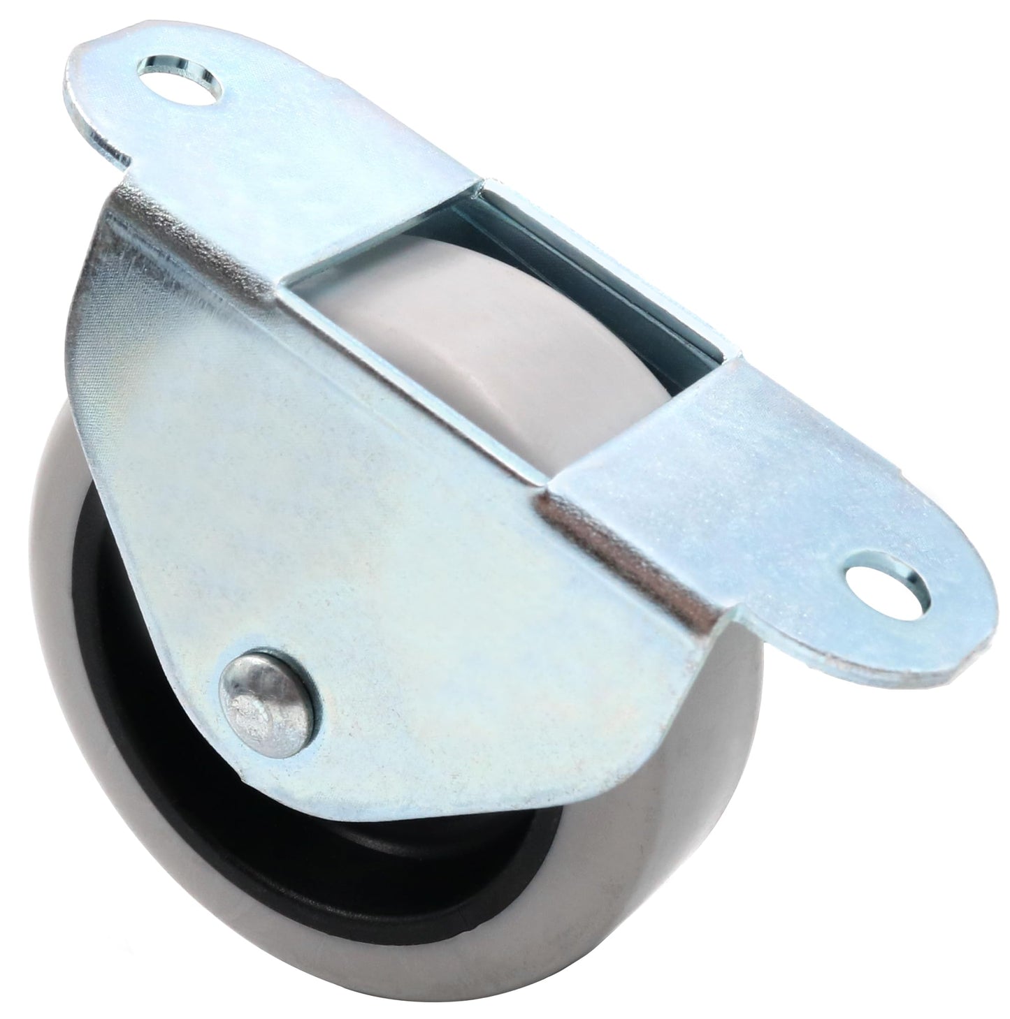 Design61 4x Kastenbockrolle Bettkastenrolle Möbelrolle 50x17 mm mit weicher Lauffläche