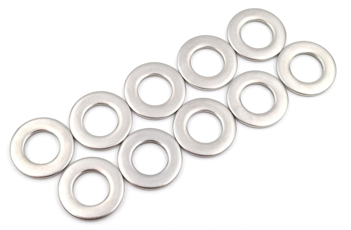 Design61 Edelstahl Spannscheibe DIN 125A / DIN 9021 Unterlegscheibe A2 V2A – AISI 304 Rostfrei & korrosionsbeständig Hochwertige Unterlagscheibe (10, M12 Ø24)
