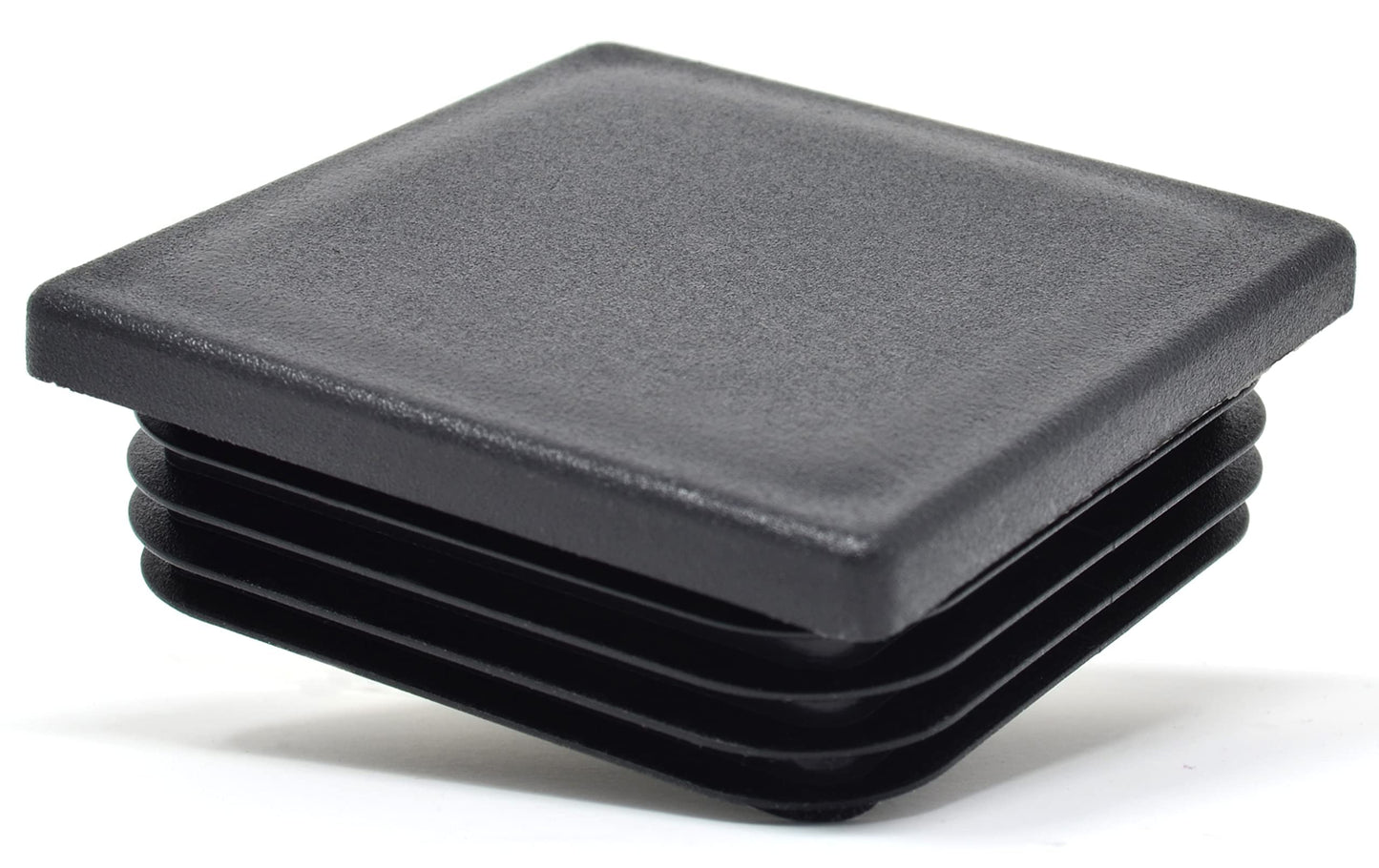 Design61 10x square pipe plugs slatted plugs 50x50 mm with slats for inner dimensions 40-44 mm