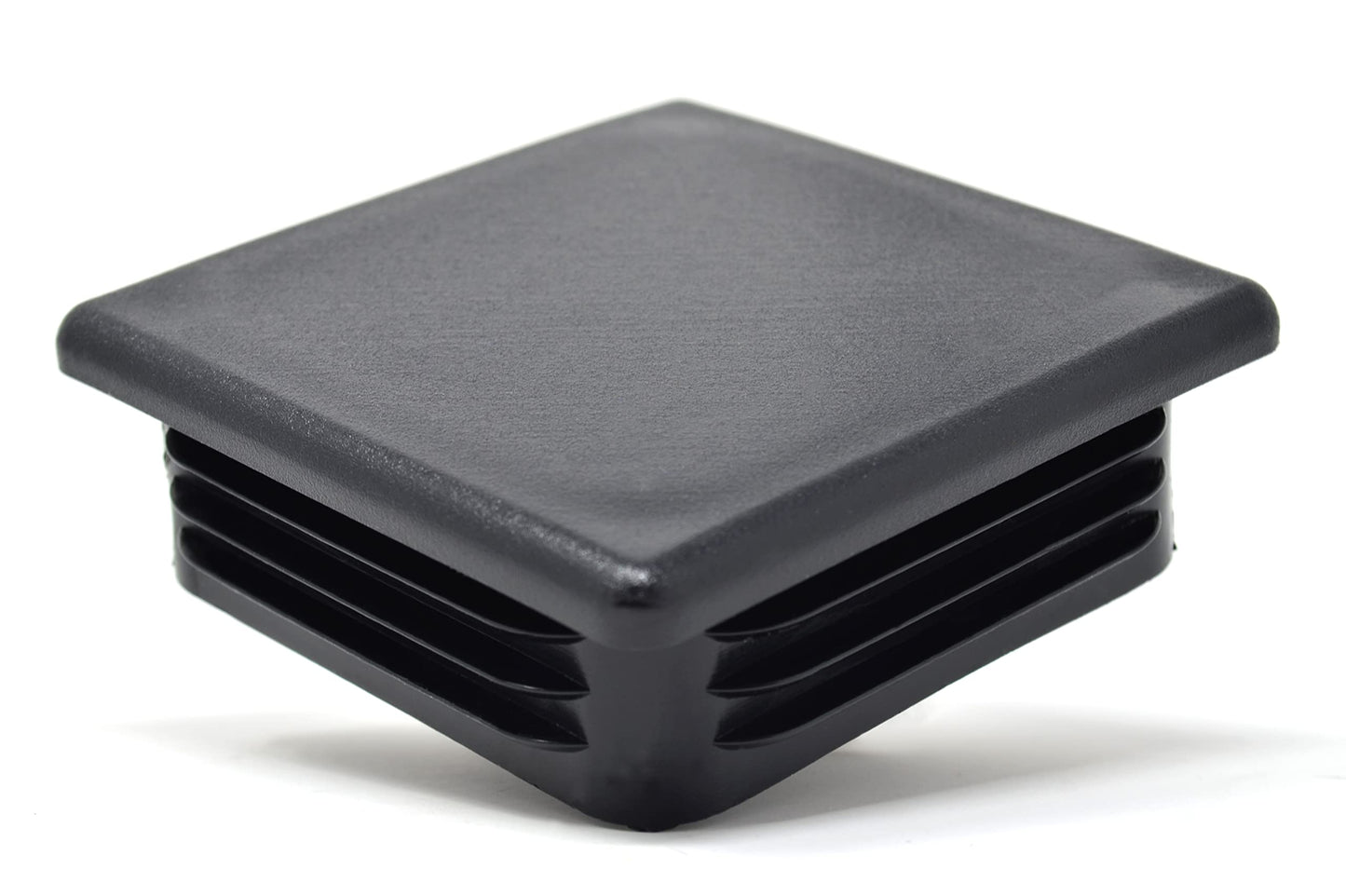 Design61 4x Vierkant Rohrstopfen Lamellenstopfen 70x70 mm mit Lamellen für Innenmaß 62-66 mm