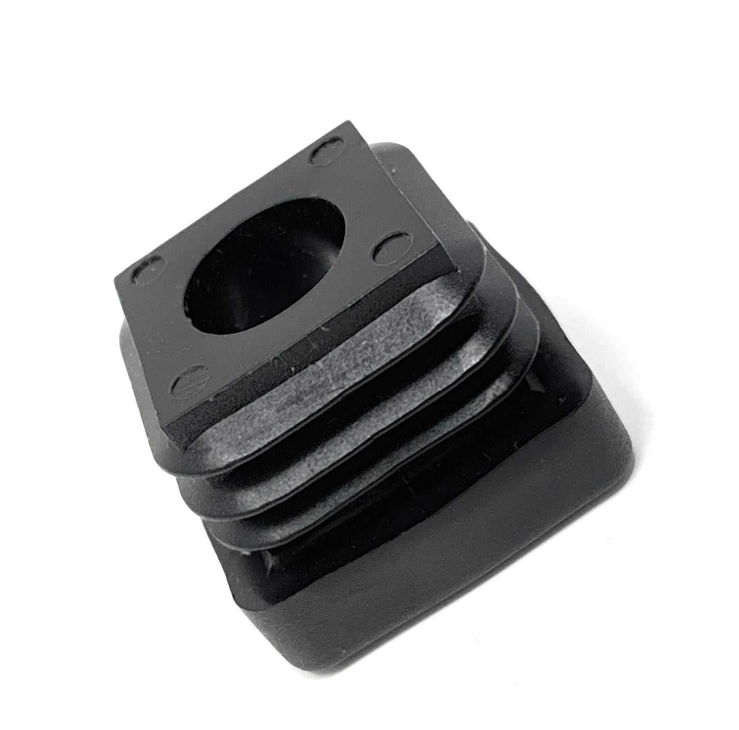 Design61 10x Gewindestopfen Vierkantrohrstopfen 25x25 mm 2,0 mm mit M10 Innengewinde