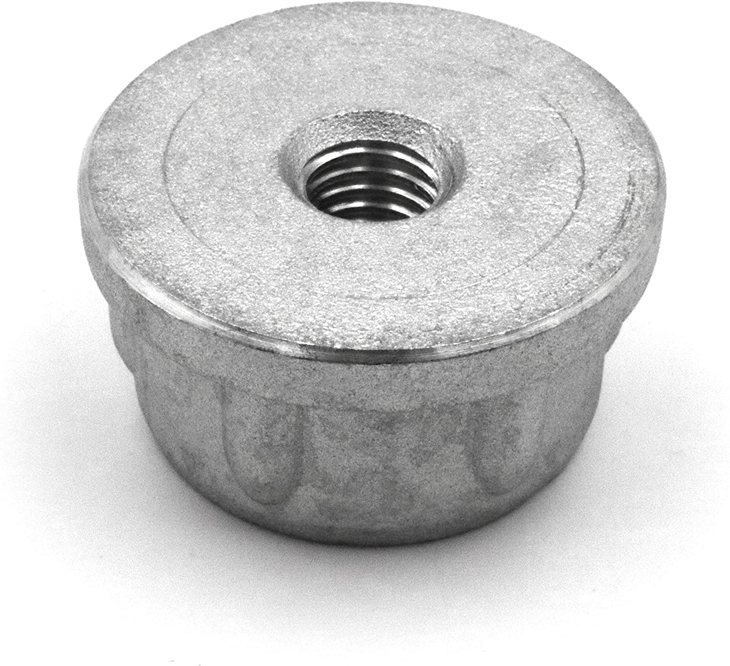 Design61 4X Gewindestopfen Justierstopfen für Rundrohre aus Zink-Druckguss Ø 32 mm x 1,5 mm mit M10x18 Innengewinde