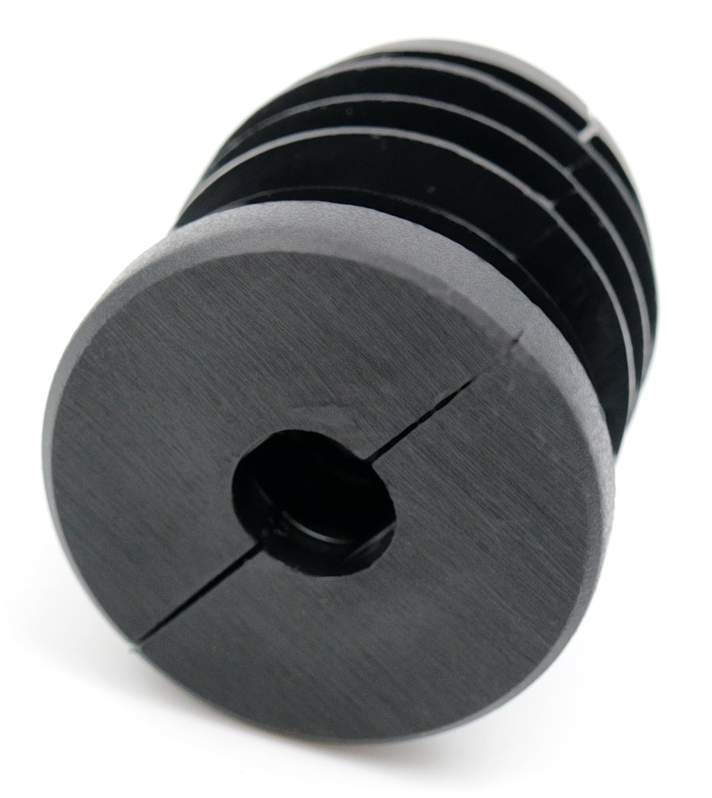 Design61 4x Gewindestopfen Justierstopfen für Rundrohre Ø32 x M8 x 1,5-2 mm Sechskantmuttern einlegbar