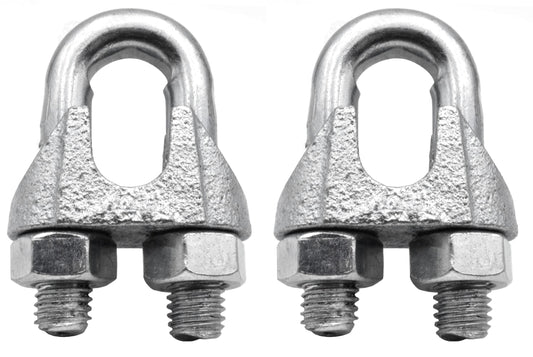 Design61 2x serre-câbles 13 mm (1/2 pouce) galvanisés anciennement DIN 741