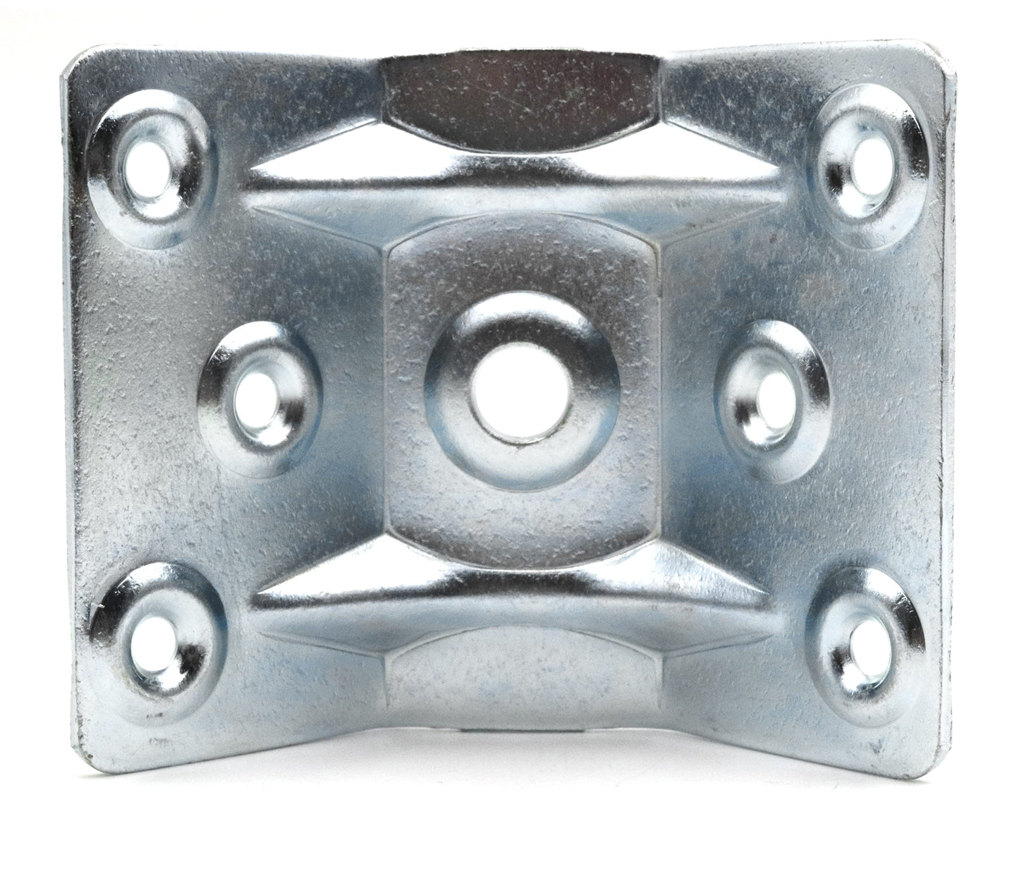 Design61 4er Set Winkelbeschlag Tischbein Tischbeschlag Stahl 84 x 70 mm