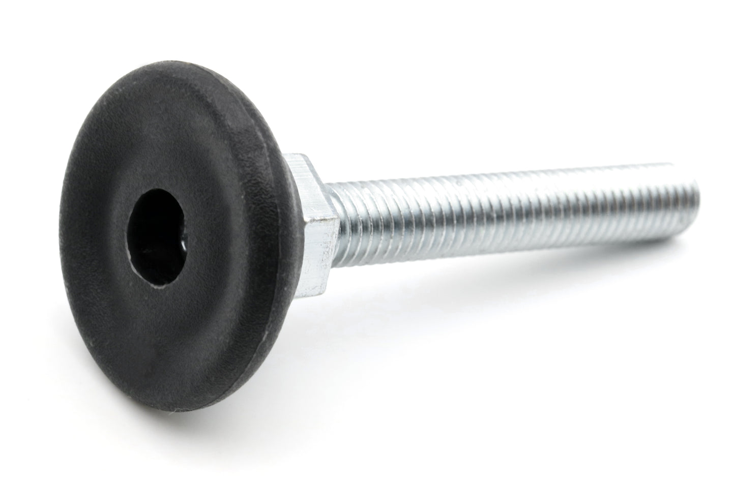 Design61 4x adjusting screw with movable set screw M8 x 50 mm galvanized adjusting screw plastic base Ø 30 mm