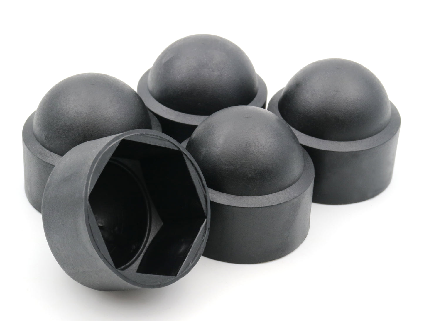 Design61 5X Runde Sechskant Schutzkappen M24 x SW36 mm mit Innensechskant für Muttern und Schraubenköpfe